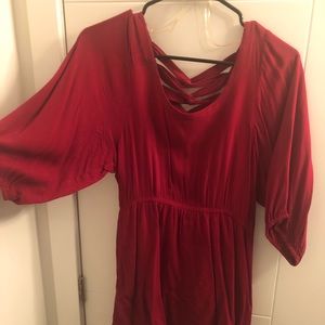 Maroon tunic